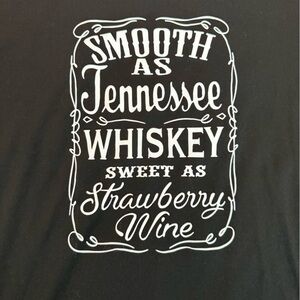 Black Graphic Tee “Smooth as Tennessee Whiskey”